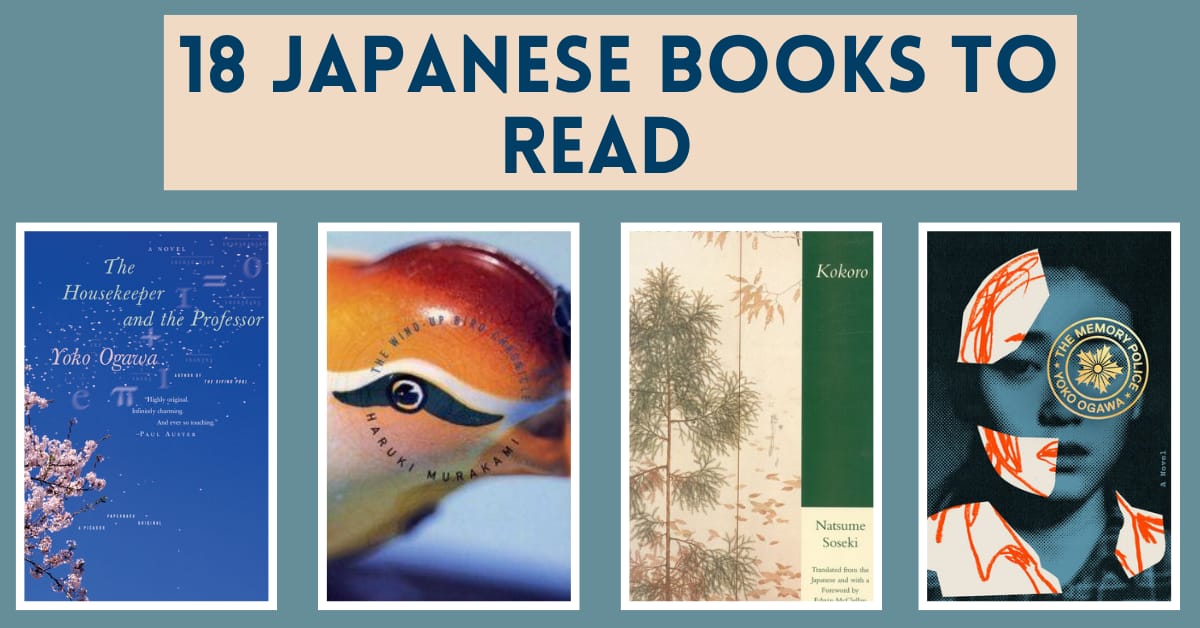 Best 18 Japanese Books to Read Right Now
