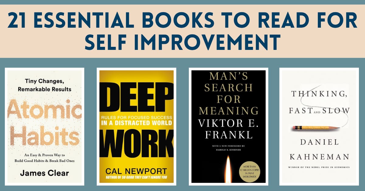 21 Essential Books to Read for Self Improvement
