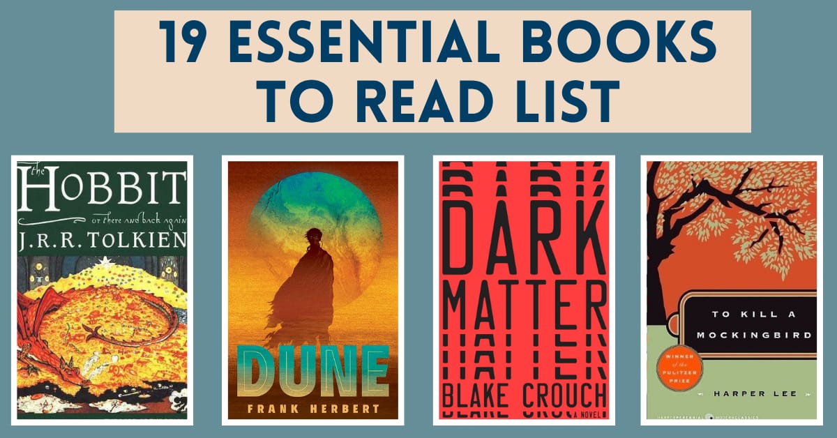 Your Essential 19 Best Books to Read List