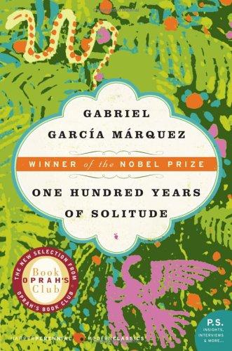 One Hundred Years of Solitude book cover by Gabriel García Márquez