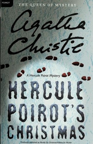 Hercule Poirot's Christmas book cover by Agatha Christie