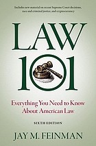 Law 101: Everything You Need to Know About American Law book cover by Jay M. Feinman