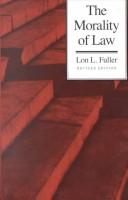 The Morality of Law book cover by Lon L. Fuller