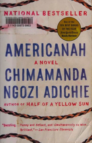 Americanah book cover by Chimamanda Ngozi Adichie
