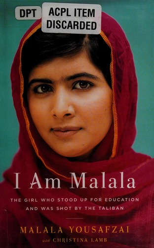 I Am Malala book cover by Malala Yousafzai