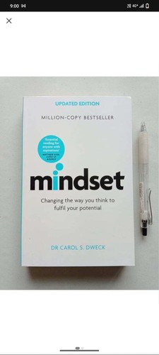 Mindset: The New Psychology of Success book cover by Carol S. Dweck