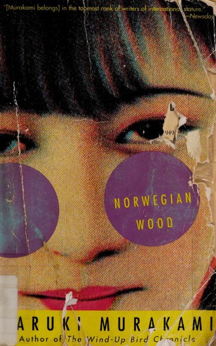 Norwegian Wood book cover by Haruki Murakami