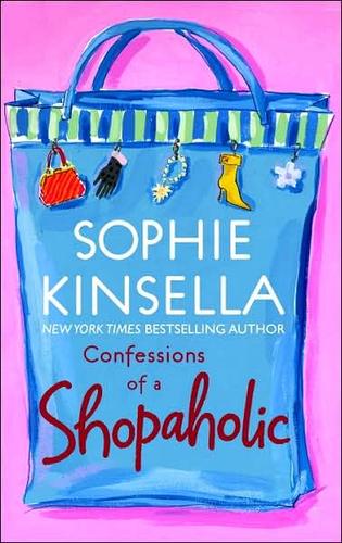 Confessions of a Shopaholic book cover by Sophie Kinsella
