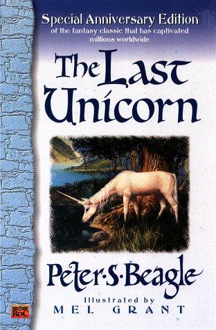 The Last Unicorn book cover by Peter S. Beagle