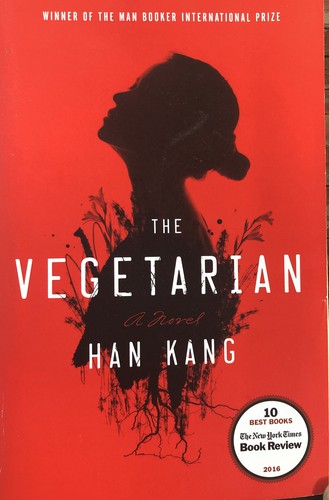 The Vegetarian book cover by Han Kang