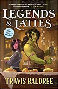 Legends & Lattes book cover by Travis Baldree