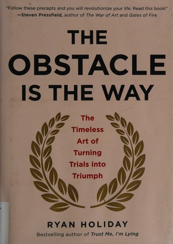 The Obstacle Is the Way book cover by Ryan Holiday