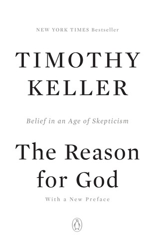 The Reason for God book cover by Timothy Keller